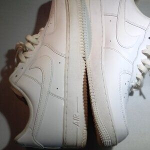 Nike Air Force One 1 Mid 07 Triple White Men's Sz 10.5 Shoe Sneaker CW2289-111